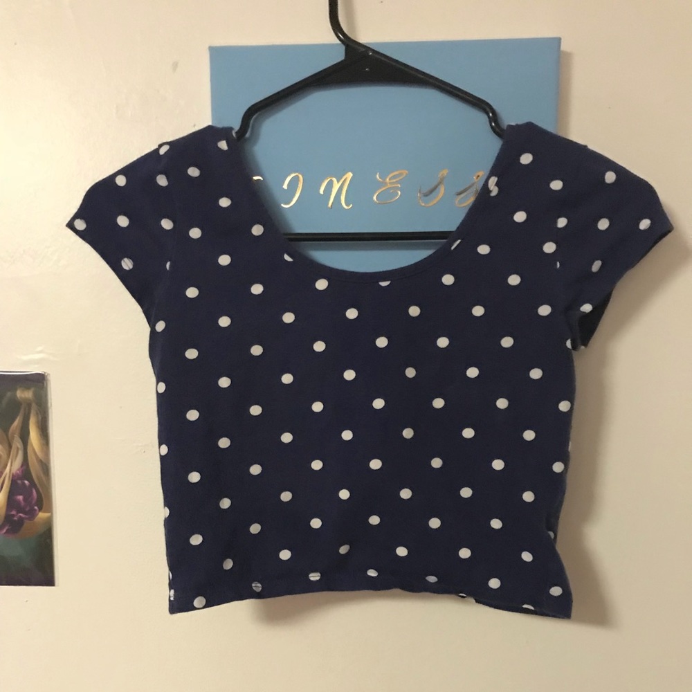 Super cute crop top with bow back detail